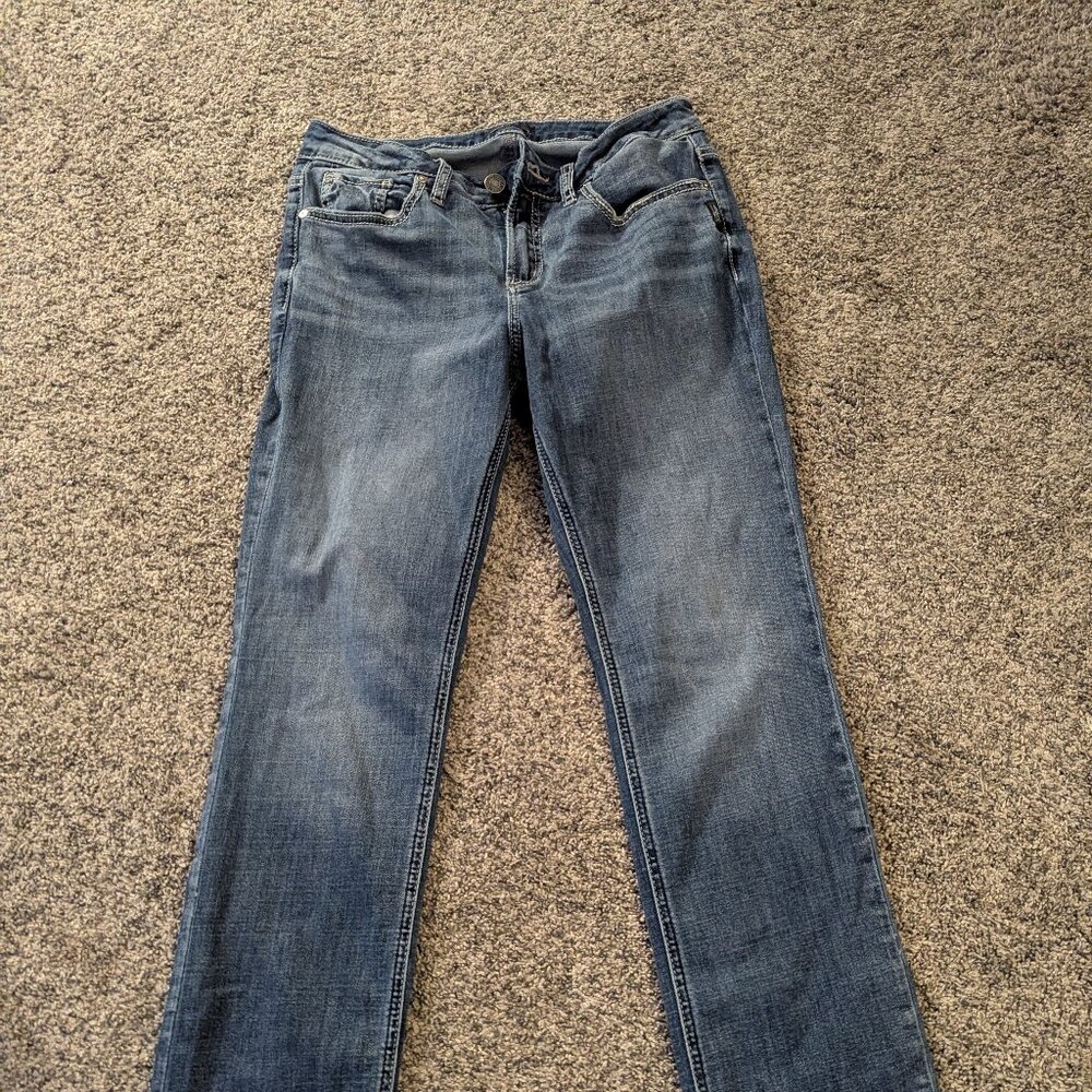 Silver Co. Jeans Suki Straight Mid Rise 31x31